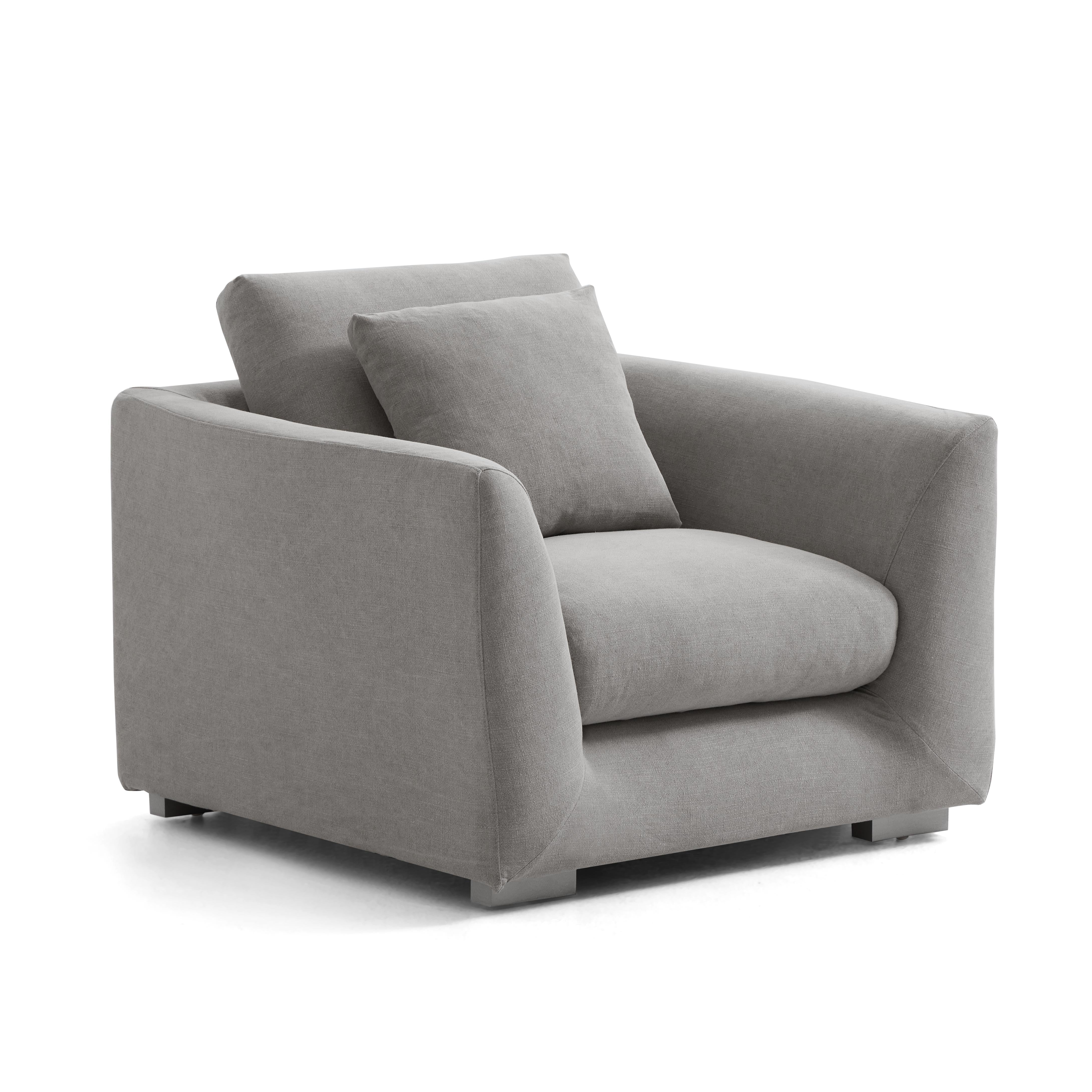 Aalto Boutique Gray Feathers Armchair