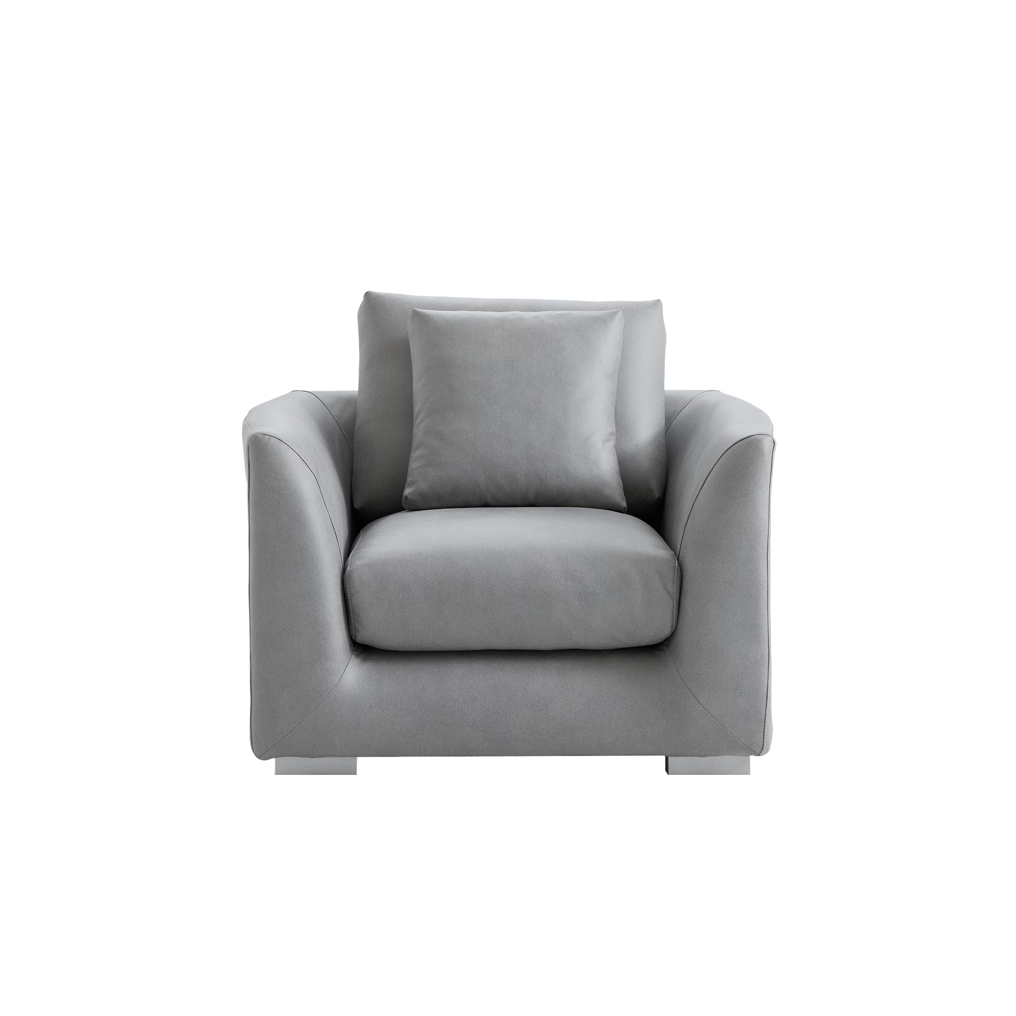 Aalto Boutique Smoky Gray Feathers Armchair