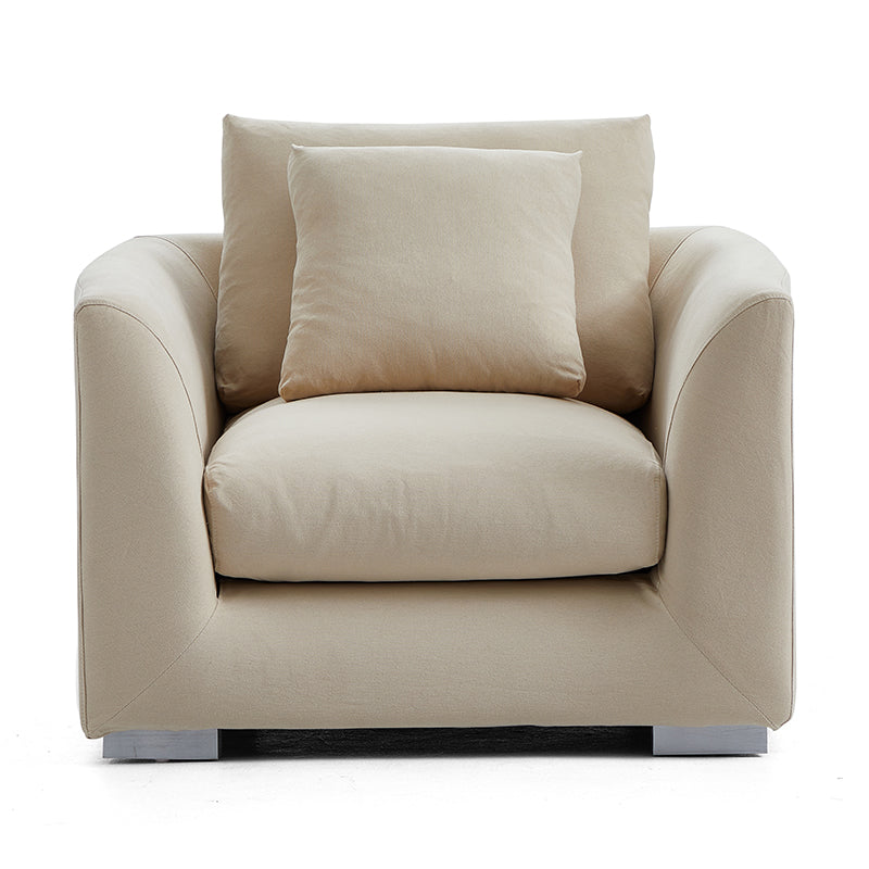 Aalto Boutique Linen Feathers Armchair